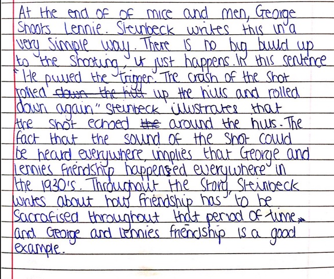Paragraphs on romeo and juliet